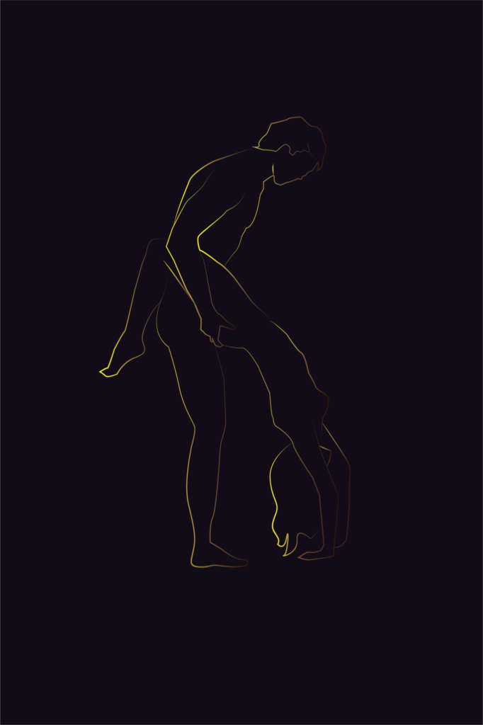 Posições do Kama Sutra: A cascata